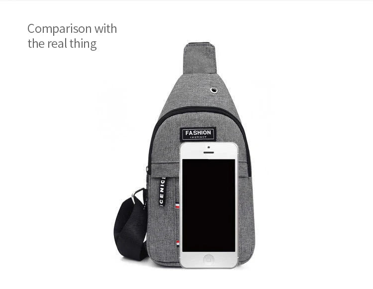 Men’s Waterproof Waist Bag – Large Capacity Fanny Pack with Adjustable Strap for Travel, Hiking, Running & Cycling