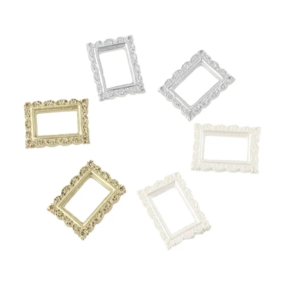 European Artistic Resin Decor – DIY Desktop Ornaments & Photo Frame Backdrops for Stylish Home Displays