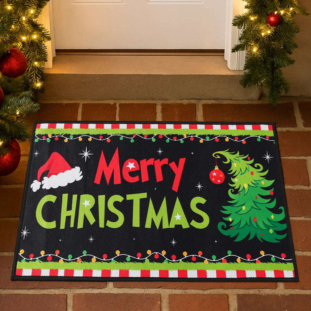 Christmas Welcome Doormat – Outdoor Holiday Carpet, Merry Christmas Home Decoration 2026