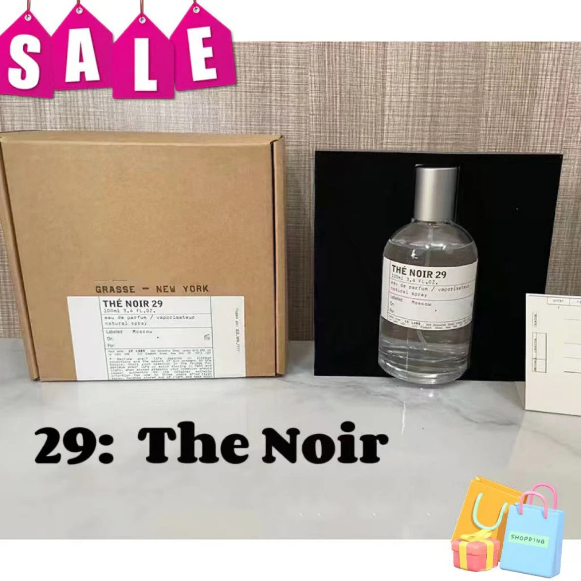 Laboratory 33 Sandalwood & Black Tea Perfume | Long-Lasting Fresh Woody Fragrance | Unisex Light Scent | Elegant Neutral Cologne