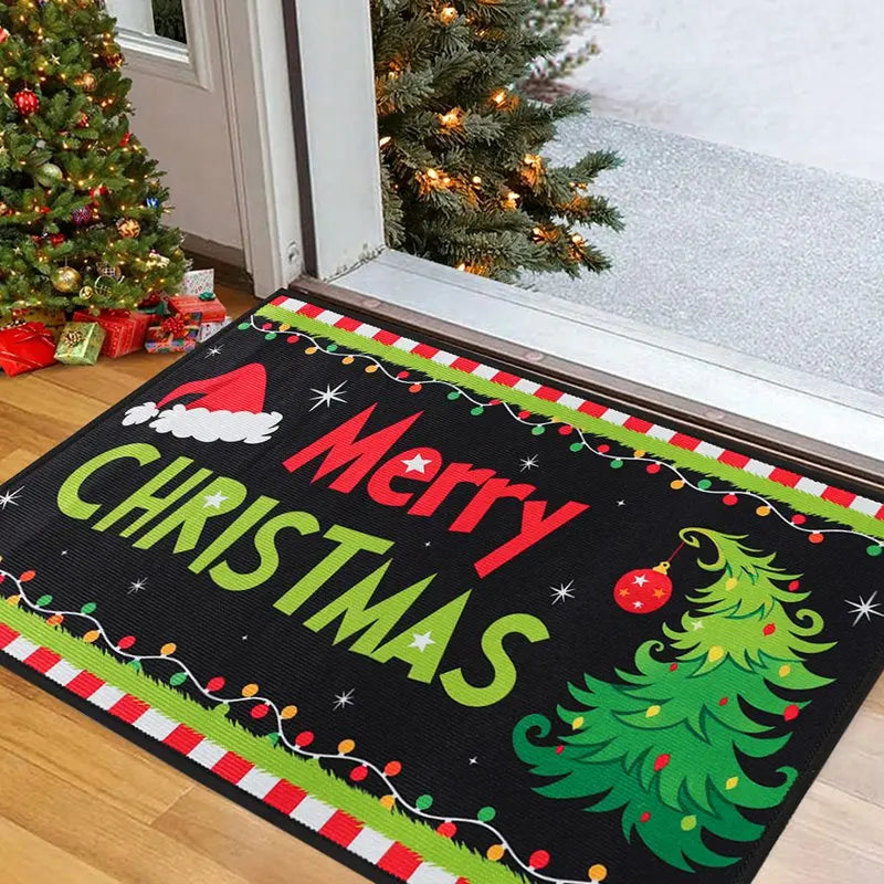 Christmas Welcome Doormat – Outdoor Holiday Carpet, Merry Christmas Home Decoration 2026