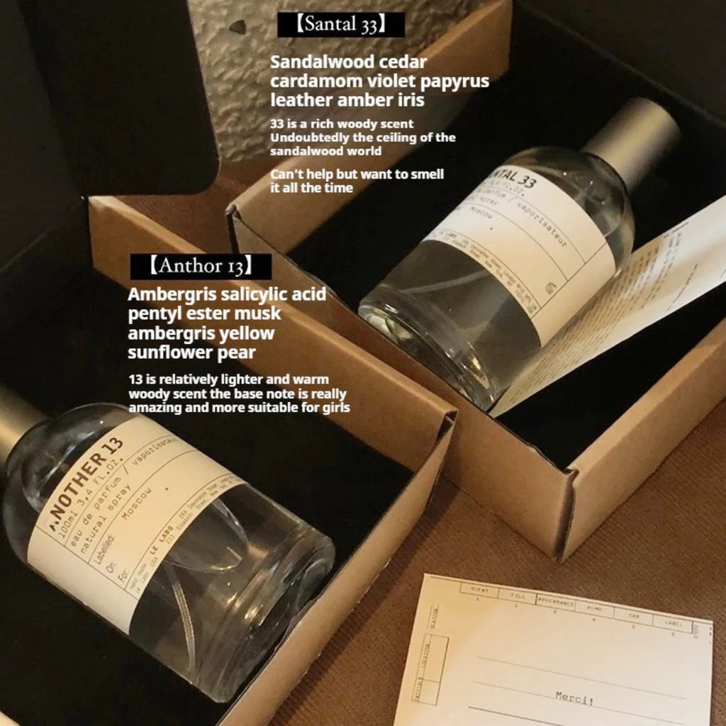 Laboratory 33 Sandalwood & Black Tea Perfume | Long-Lasting Fresh Woody Fragrance | Unisex Light Scent | Elegant Neutral Cologne