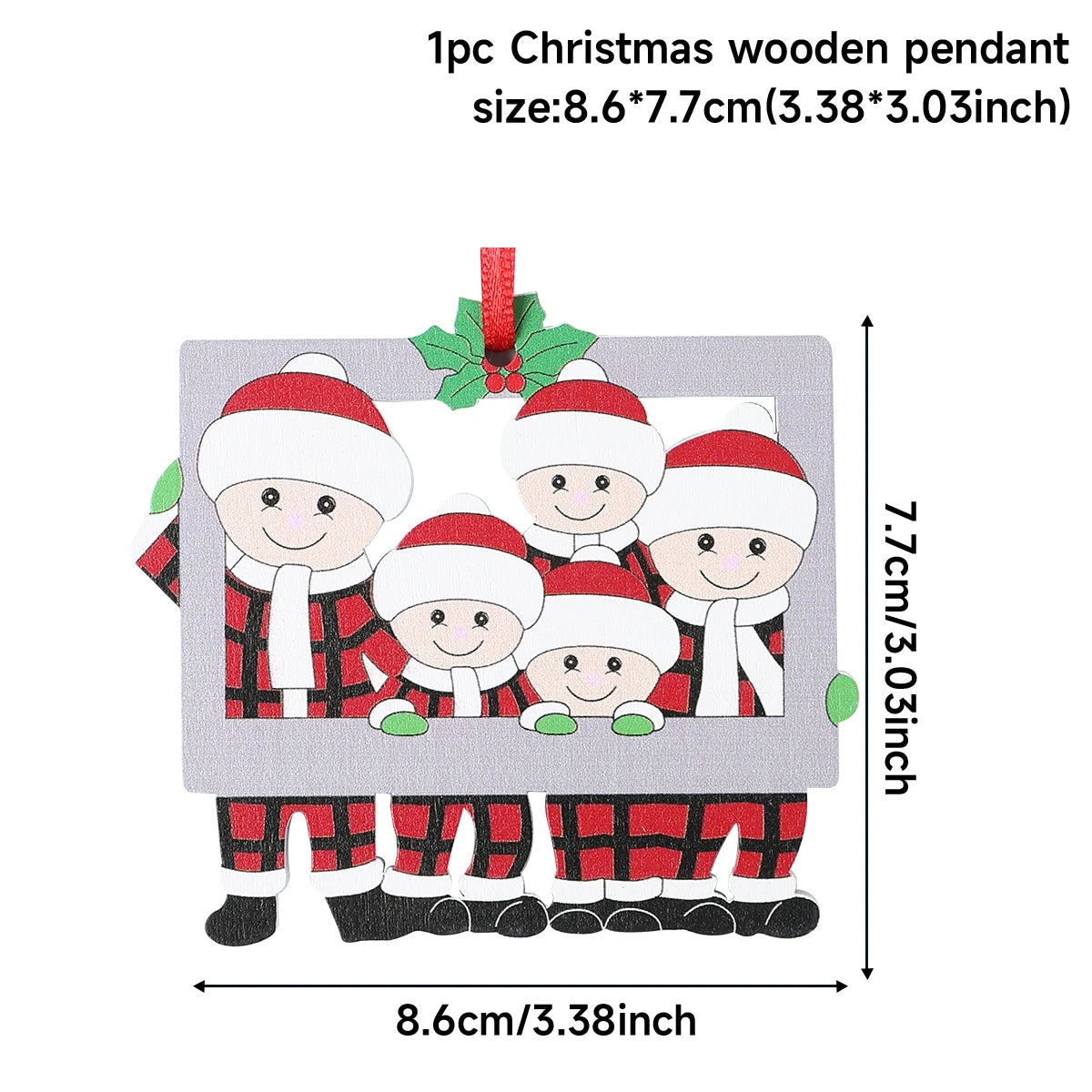 Christmas Pendant DIY Personal Family Christmas Decorations For Home 2024 Navidad Christmas Tree Hanging Ornament New Year 2025