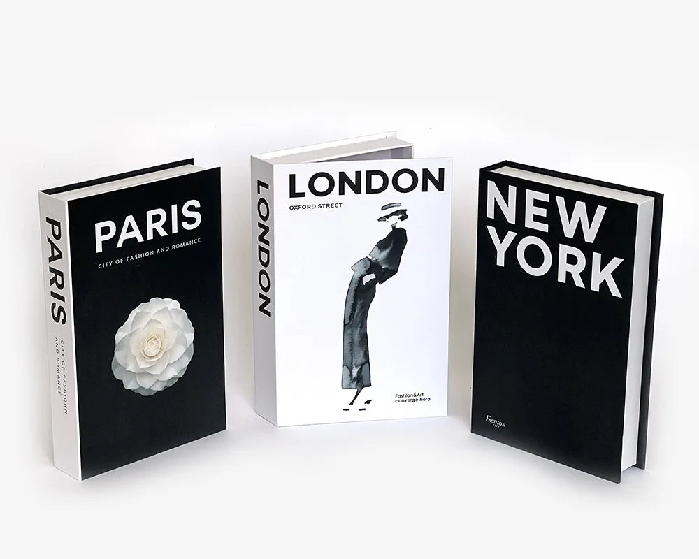 Modern Fake Book Decor – Stylish Decorative Books for Living Room, Coffee Table & Home Aesthetic Displays