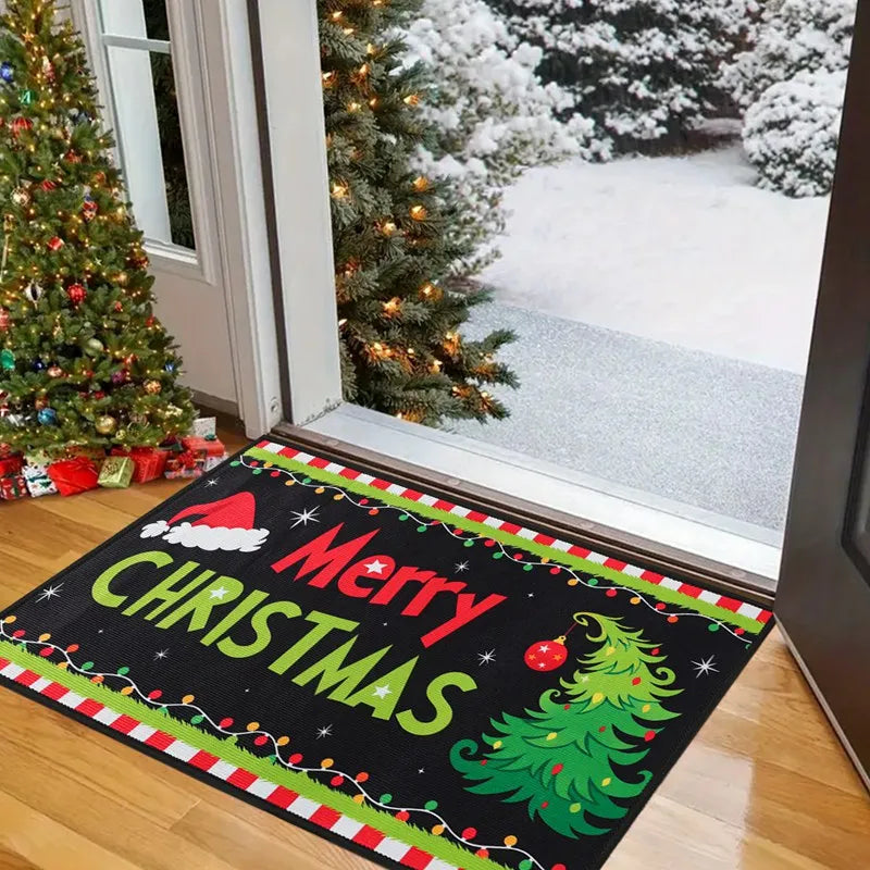 Christmas Welcome Doormat – Outdoor Holiday Carpet, Merry Christmas Home Decoration 2026