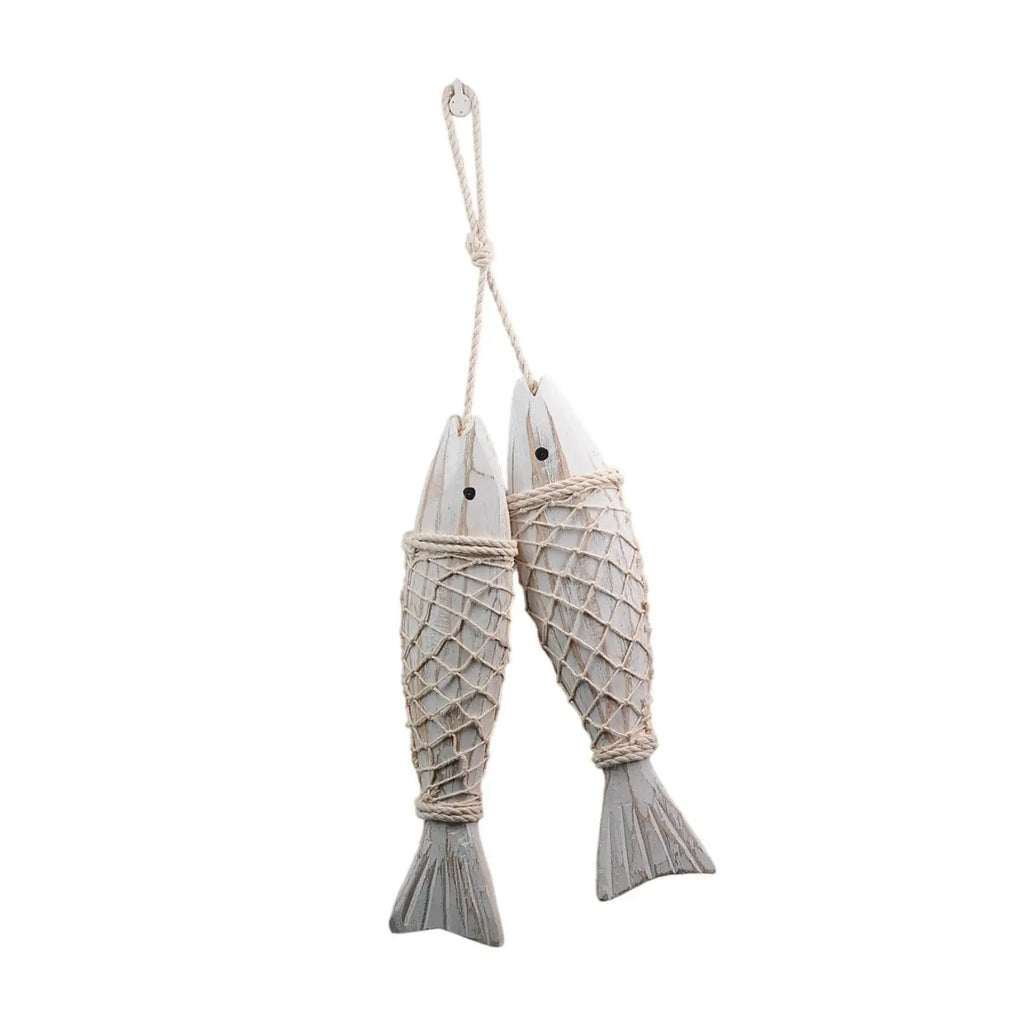 Wood Fish Decor Home Decor Wooden Fish Wall Hanging Ornament for Wall Home