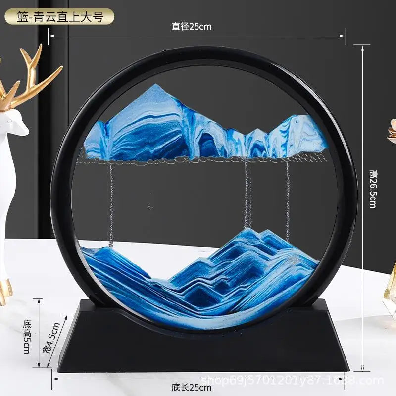 Creative Sandflow Art Clo Living Room Office Bar TV Cabinet Home Decor Luxury Decorative Accories Gifts