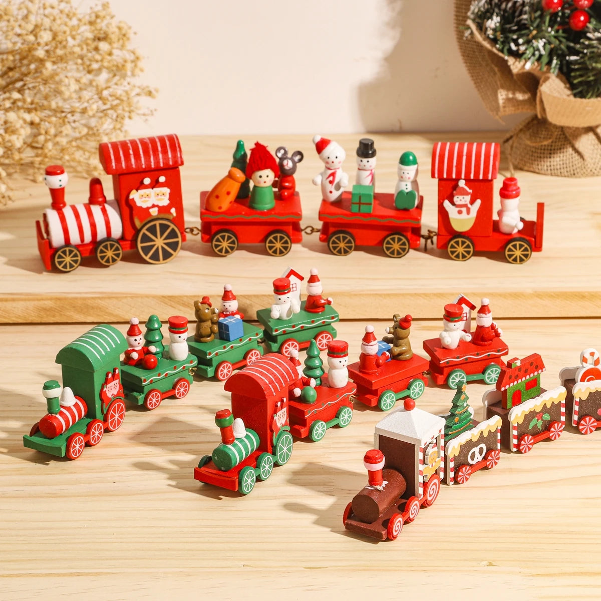 Christmas Train Decoration – Festive Home Ornament for Xmas & New Year 2026