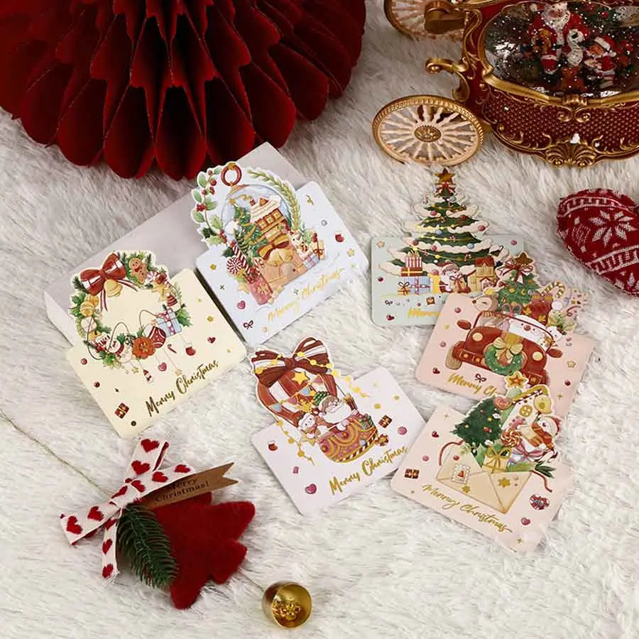 Christmas Card, Set of 30 Holiday Greeting Cards for Business Gifts, Customer Appreciation, and Family Festive Wishesf