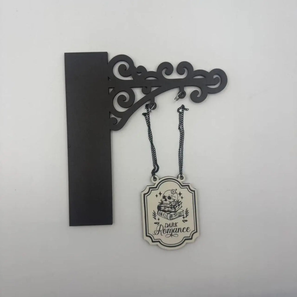 Book-Themed Wall Hanging Decor – Creative Literary Sign for Readers & Home Display