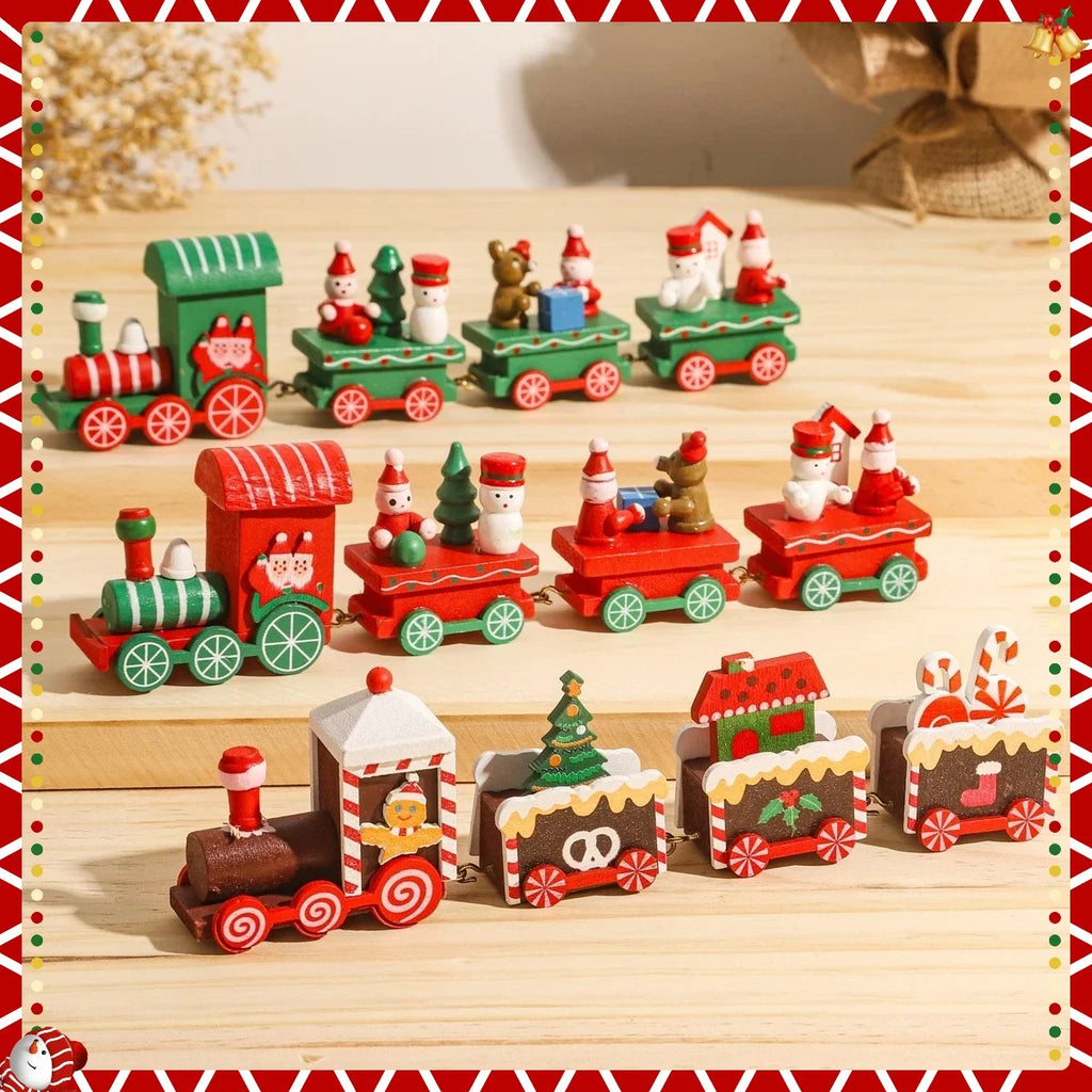 Christmas Train Decoration – Festive Home Ornament for Xmas & New Year 2026