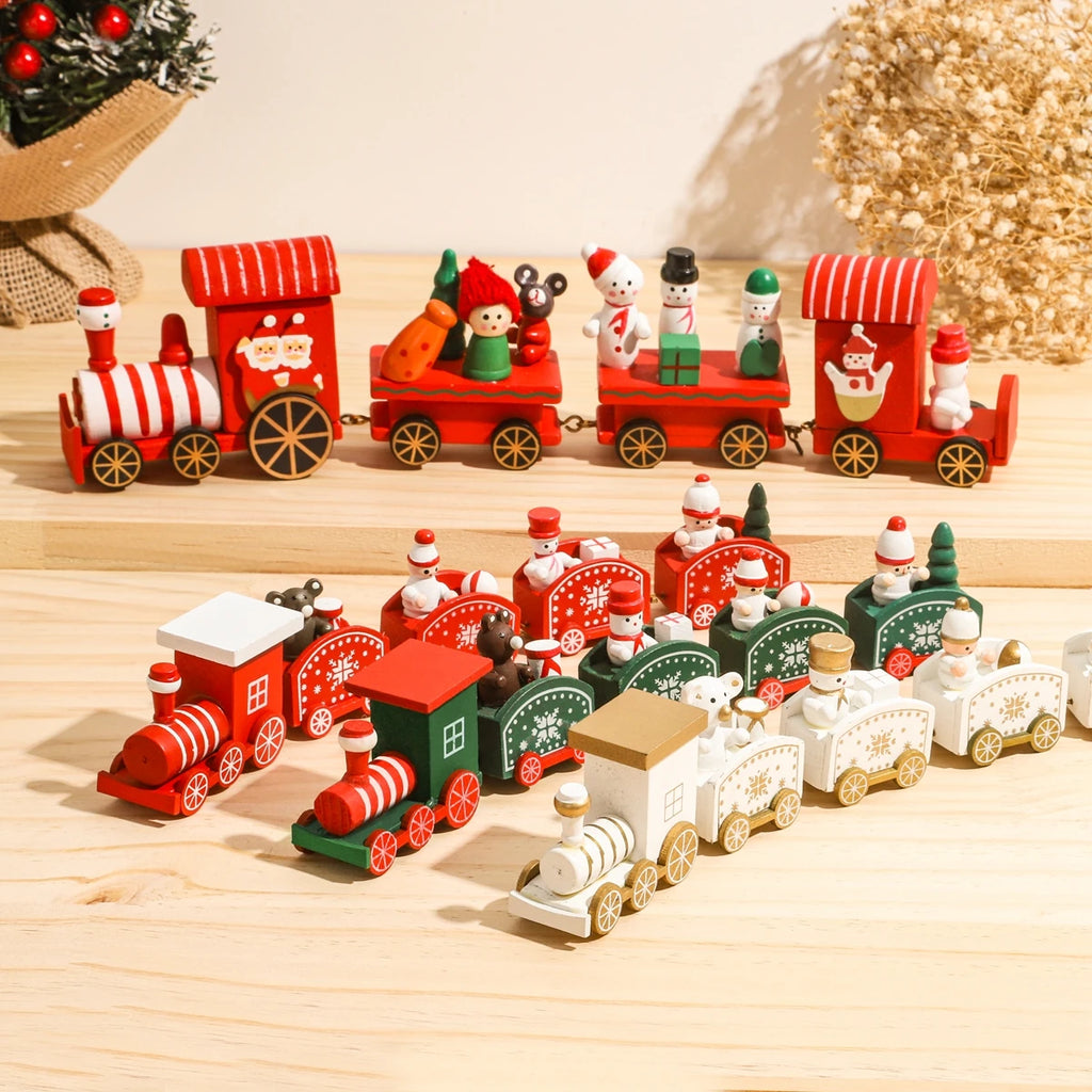 Christmas Train Decoration – Festive Home Ornament for Xmas & New Year 2026