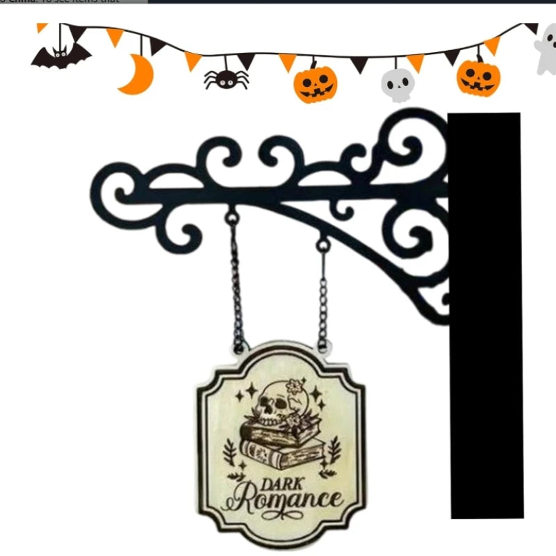 Book-Themed Wall Hanging Decor – Creative Literary Sign for Readers & Home Display