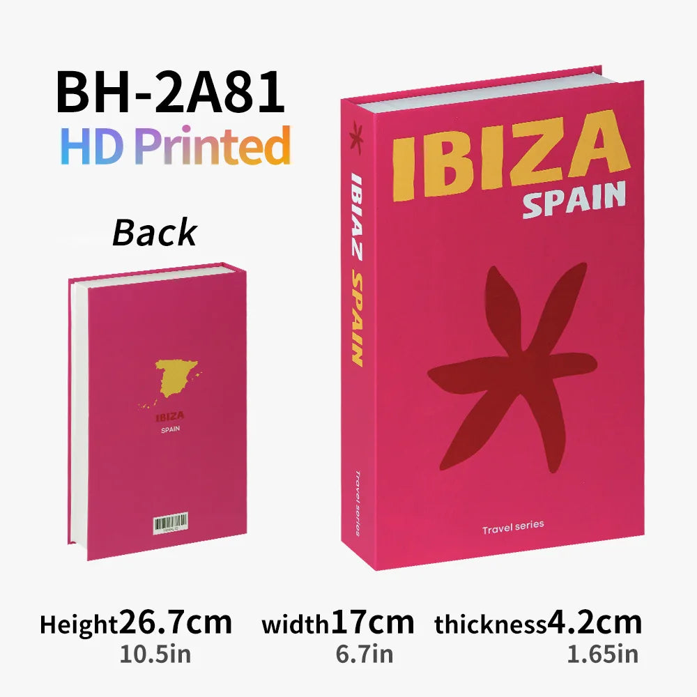 Colorful Decorative Books for Rooms Vacation Style Fake Books Decorations Coffee Table Ornaments Home Additional Decoration ﻿ ﻿