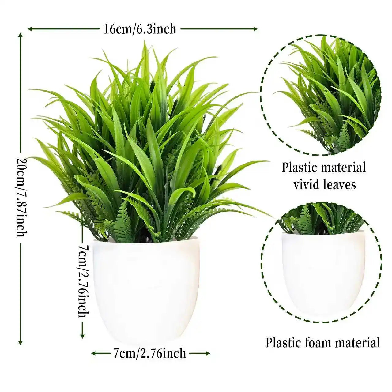 Artificial Christmas Tree, Green Potted Plants, DIY Room Decor Home Decor, Kitchen, Birthday Wedding Decor, Xmas Christmas Decor