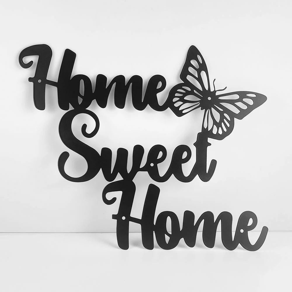 Home Sweet Home Signs Metal Wall Art to Hang Decorative Ornaments Room Decoration Rustic Decor