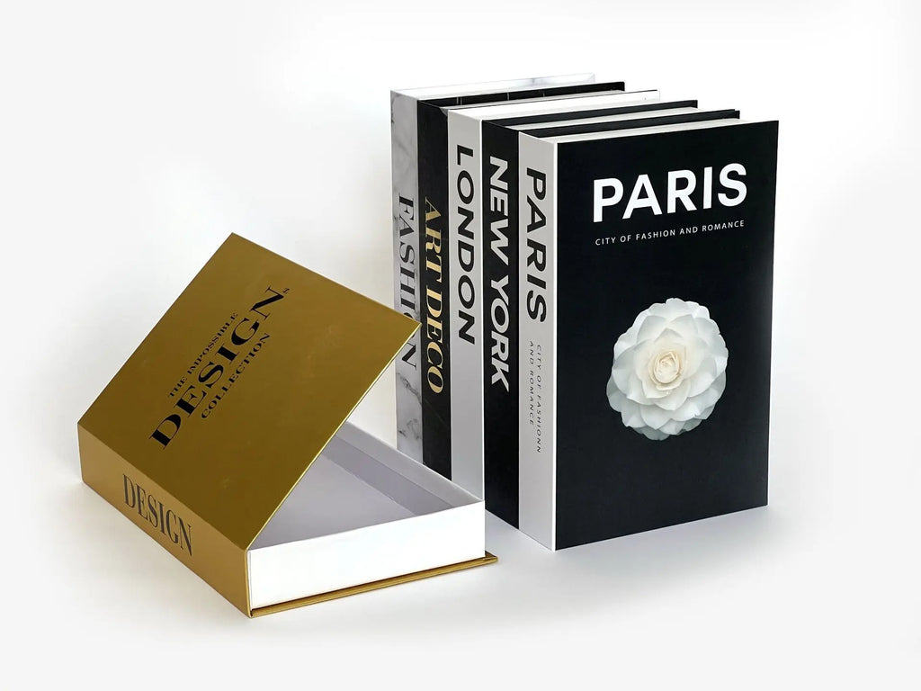 Simple Decorative Fake Books – Modern Aesthetic Prop Books for Living Room, Shelves & Coffee Table Styling