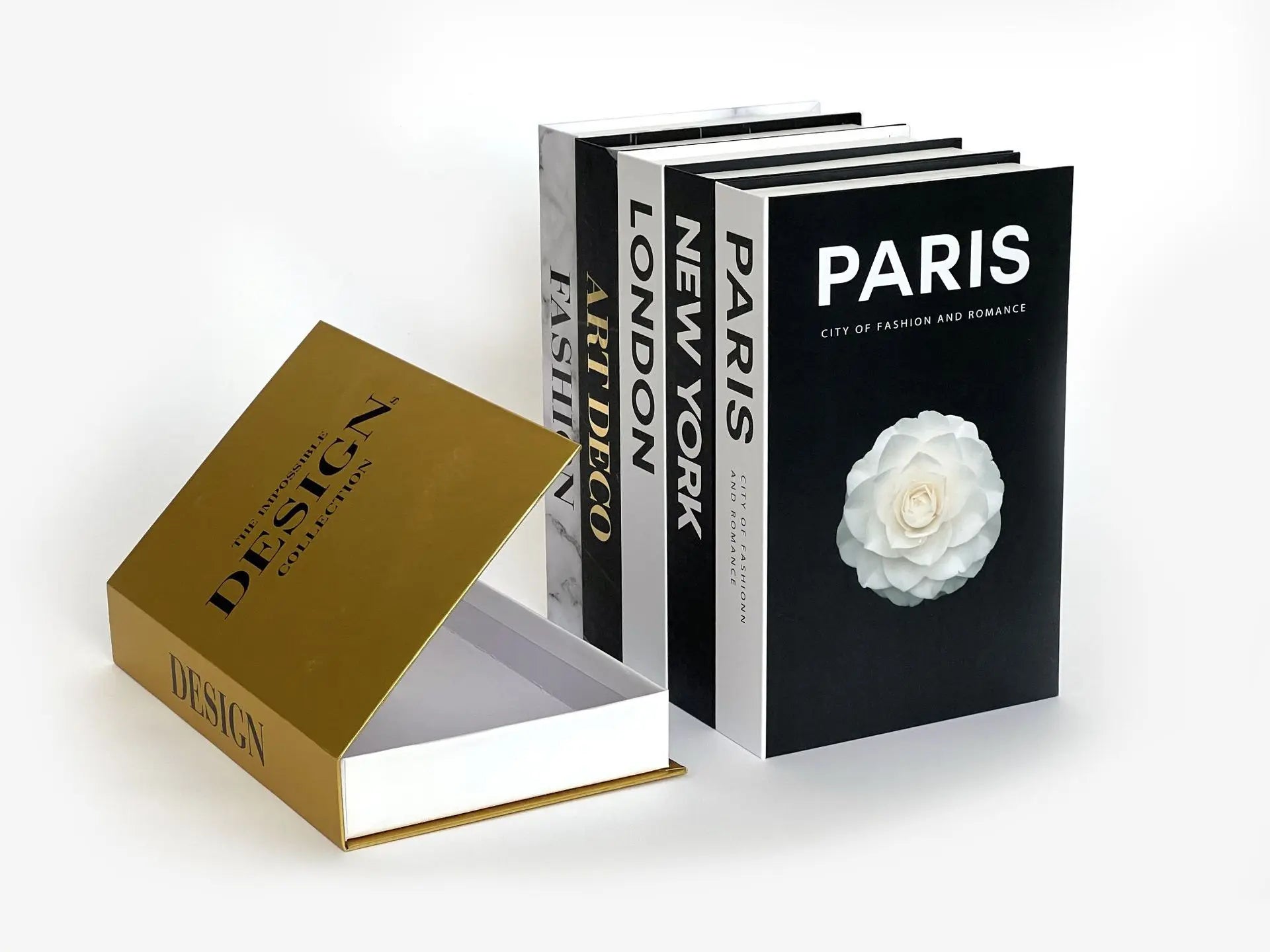 Simple Decorative Fake Books – Modern Aesthetic Prop Books for Living Room, Shelves & Coffee Table Styling