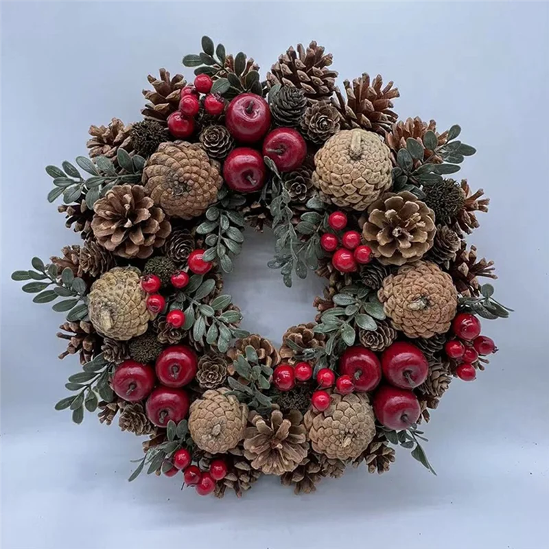 A19F Christmas Wreath – Holiday Home Decoration for Living Room, Dining Table & Wedding