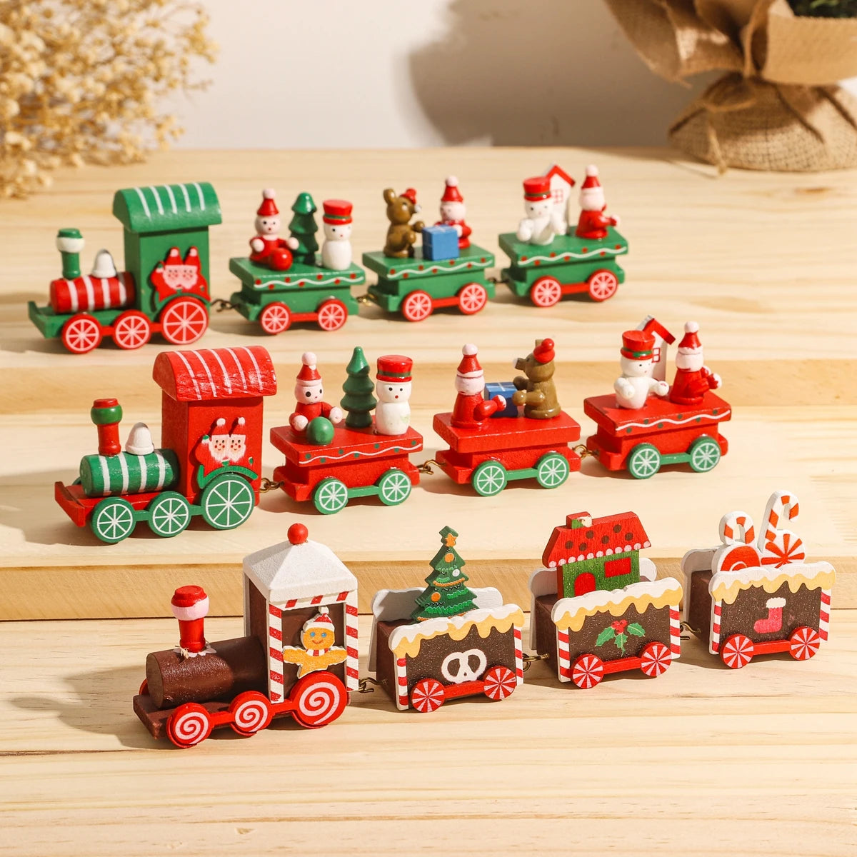 Christmas Train Merry Christmas Decorations For Home 2025 Cristmas Ornament Xmas Navidad Noel Gifts Happy New Year 2025 Decor