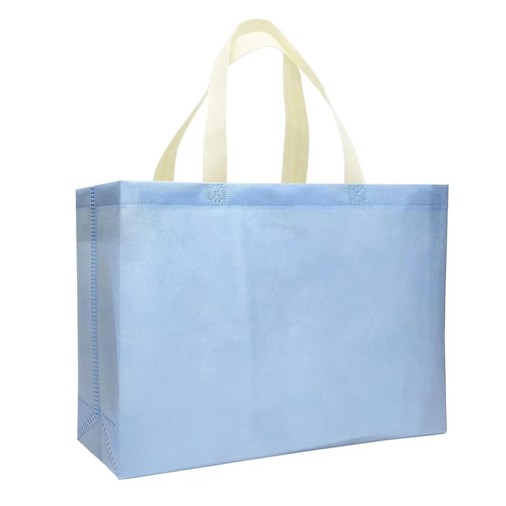 Foldable Reusable Shopping Bag – Large Eco-Friendly Tote for Women & Men, Non-Woven Fabric Grocery Bag