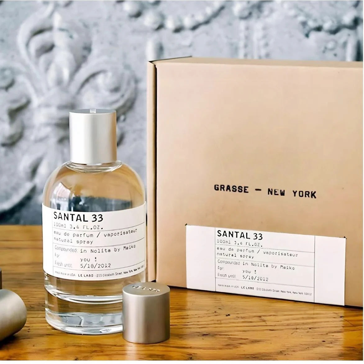 Laboratory 33 Sandalwood & Black Tea Perfume | Long-Lasting Fresh Woody Fragrance | Unisex Light Scent | Elegant Neutral Cologne