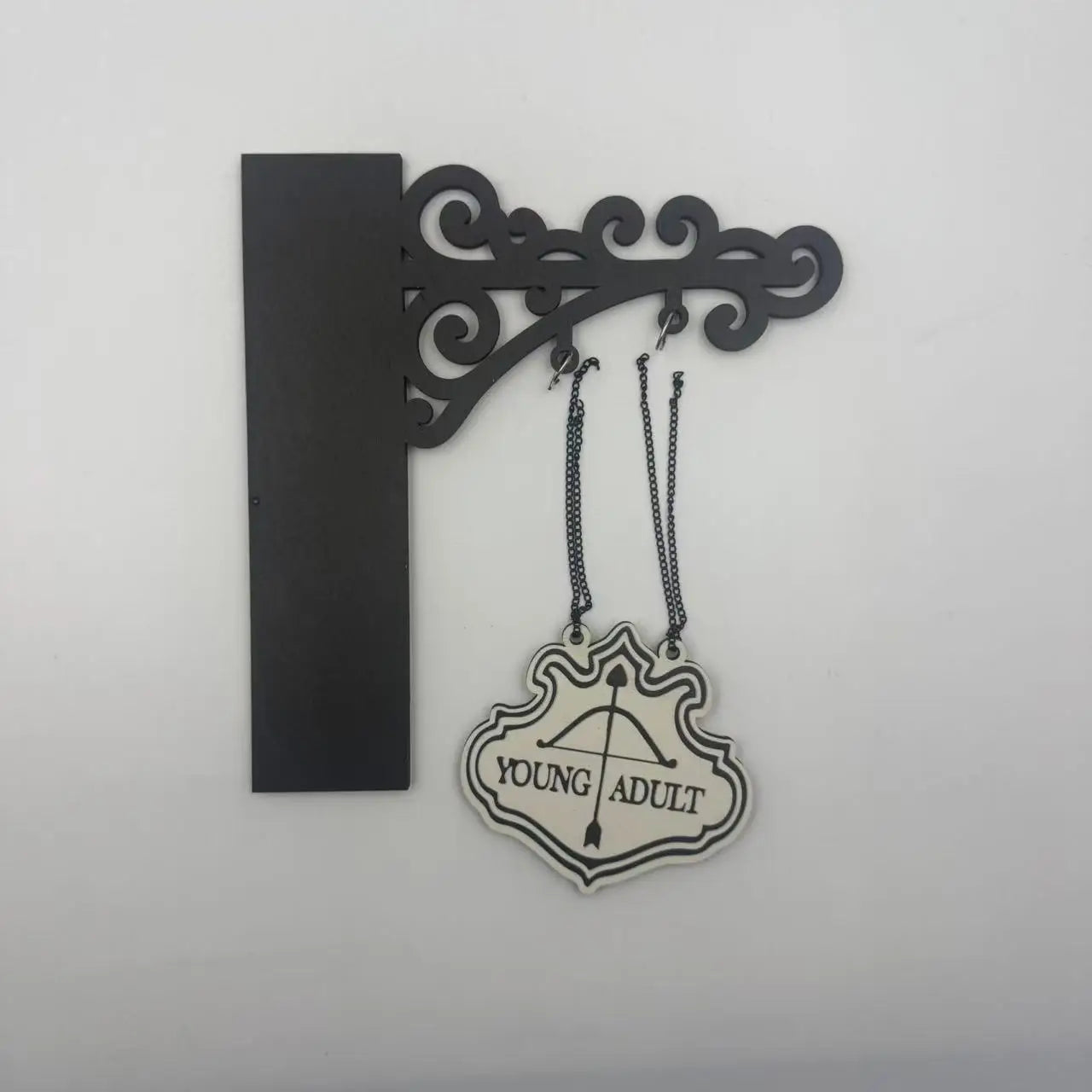 Book-Themed Wall Hanging Decor – Creative Literary Sign for Readers & Home Display