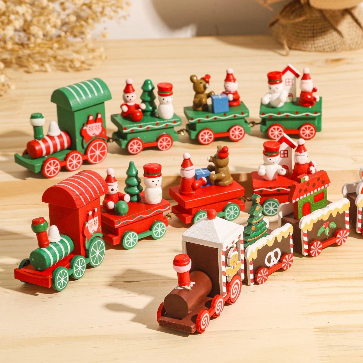 Christmas Train Decoration – Festive Home Ornament for Xmas & New Year 2026