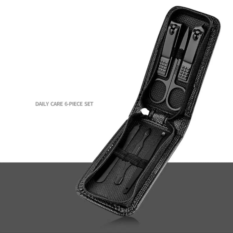 6-Piece Nail Care Kit – Professional Manicure & Pedicure Tools for Men & Women