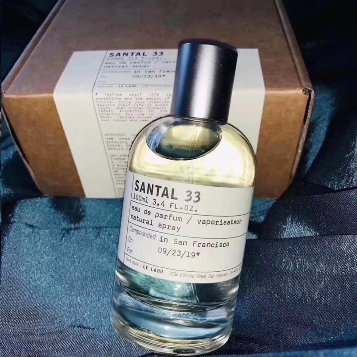 Laboratory 33 Sandalwood & Black Tea Perfume | Long-Lasting Fresh Woody Fragrance | Unisex Light Scent | Elegant Neutral Cologne