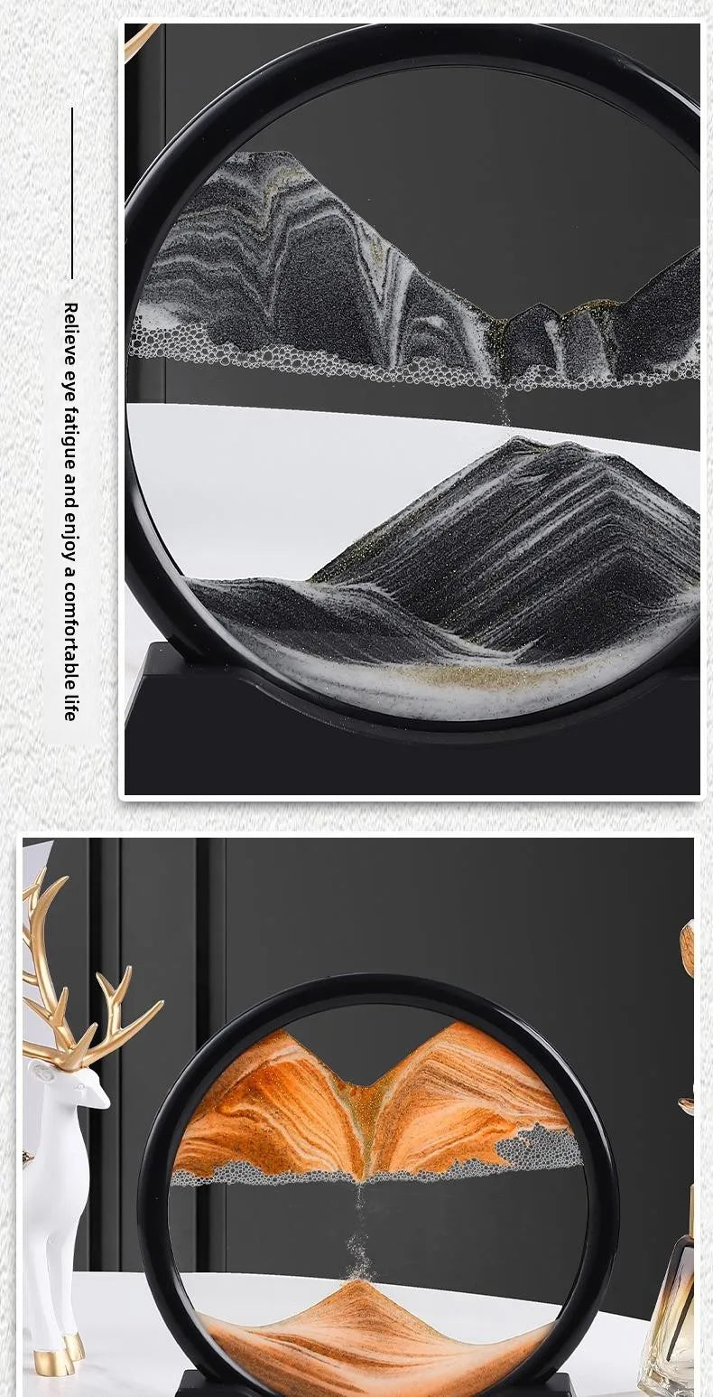 Creative Sandflow Art Clo Living Room Office Bar TV Cabinet Home Decor Luxury Decorative Accories Gifts