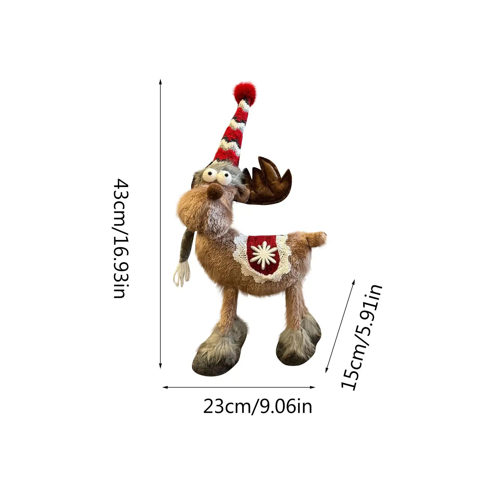 Festive Santa Claus Doll – Christmas Home Decor 2026 | Tabletop Xmas Ornaments, Holiday Navidad & Noel Decorations, New Year 2025 Gift Idea