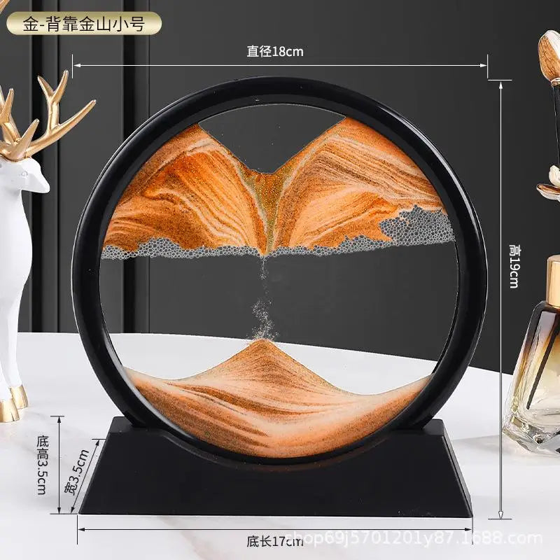 Creative Sandflow Art Clo Living Room Office Bar TV Cabinet Home Decor Luxury Decorative Accories Gifts