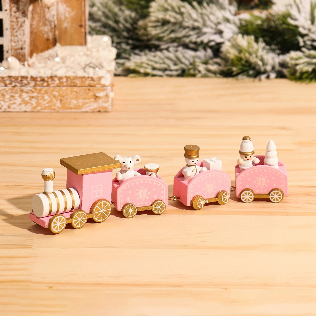 Christmas Train Decoration – Festive Home Ornament for Xmas & New Year 2026