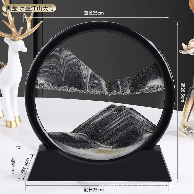 Creative Sandflow Art Clo Living Room Office Bar TV Cabinet Home Decor Luxury Decorative Accories Gifts