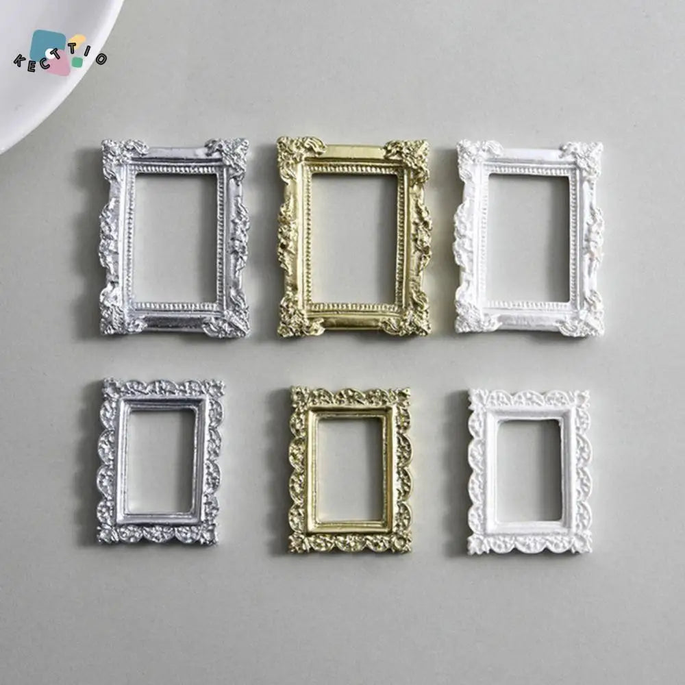 European Artistic Resin Decor – DIY Desktop Ornaments & Photo Frame Backdrops for Stylish Home Displays