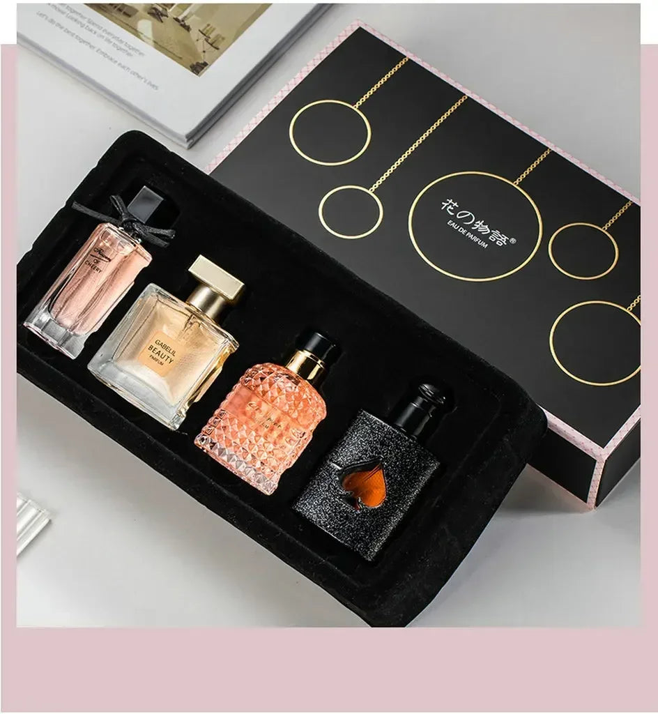 Luxury Women Perfume Gift Set 4-in-1 | Long-Lasting Floral Fragrance Eau De Parfum 105ml