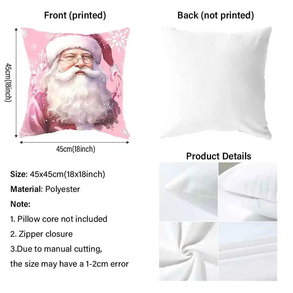 Christmas Themed Pillow Covers: Merry Christmas, Pine Tree Prints, Home Sweet Home Wreath Sofa bed cushion cover,home decoration