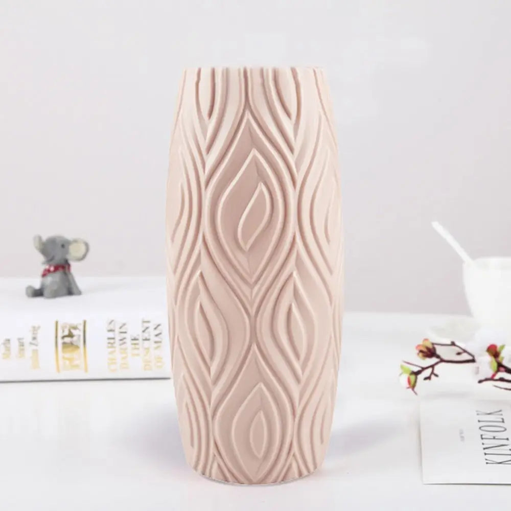 Shatterproof Plastic Vase For Home Decor Nordic Flower Pot Home Living Room Decoration Flower Vase For Flowers Home Decoration