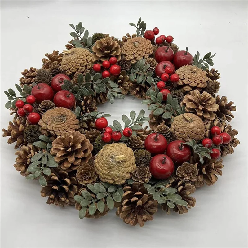 A19F Christmas Wreath – Holiday Home Decoration for Living Room, Dining Table & Wedding