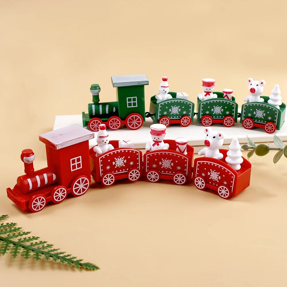 Christmas Train Decoration – Festive Xmas & New Year 2026 Home Ornament