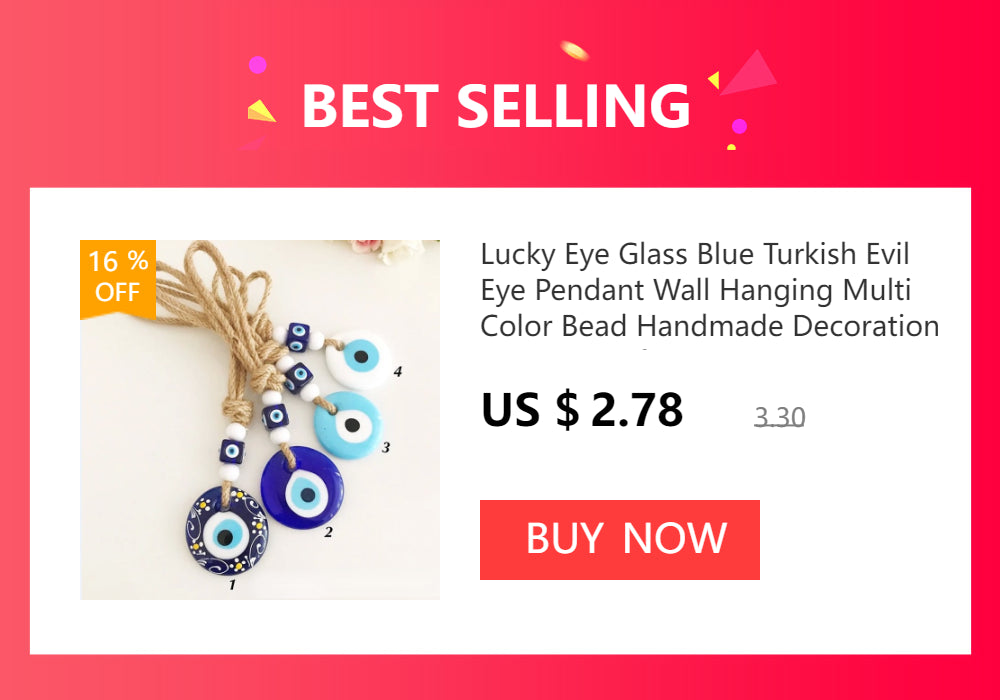 Blue Evil Eye Wall Hanging – Glass Nazar Boncuk Home Decor, Bohemian Greek Art