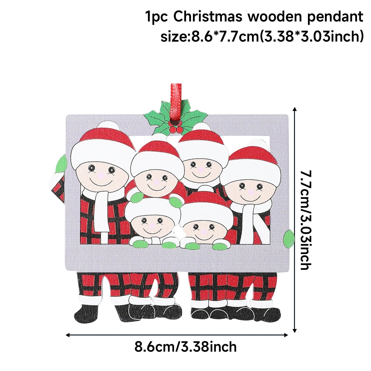 Christmas Pendant DIY Personal Family Christmas Decorations For Home 2024 Navidad Christmas Tree Hanging Ornament New Year 2025