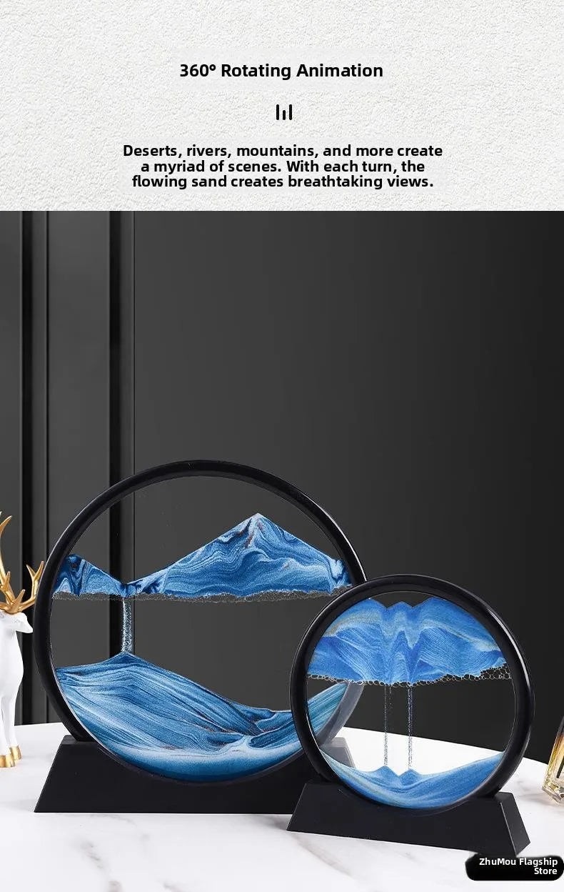 Creative Sandflow Art Clo Living Room Office Bar TV Cabinet Home Decor Luxury Decorative Accories Gifts