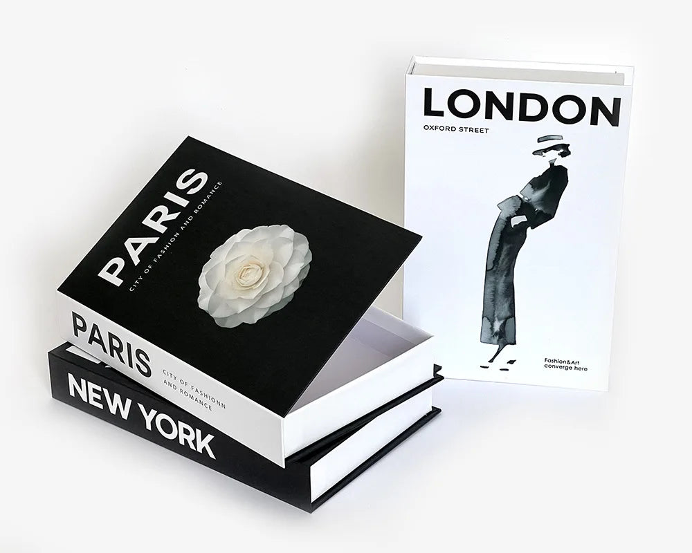 Modern Fake Book Decor – Stylish Decorative Books for Living Room, Coffee Table & Home Aesthetic Displays