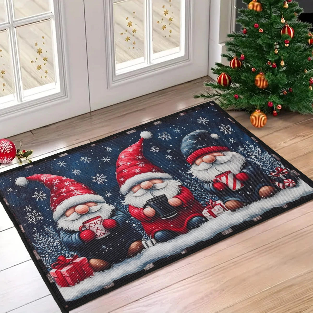 Christmas Welcome Doormat – Outdoor Holiday Carpet for Home, Xmas & New Year 2026