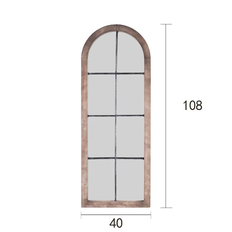 False window decoration wall home wood American Nordic retro creative iron homestay wall decoration wall decoration
