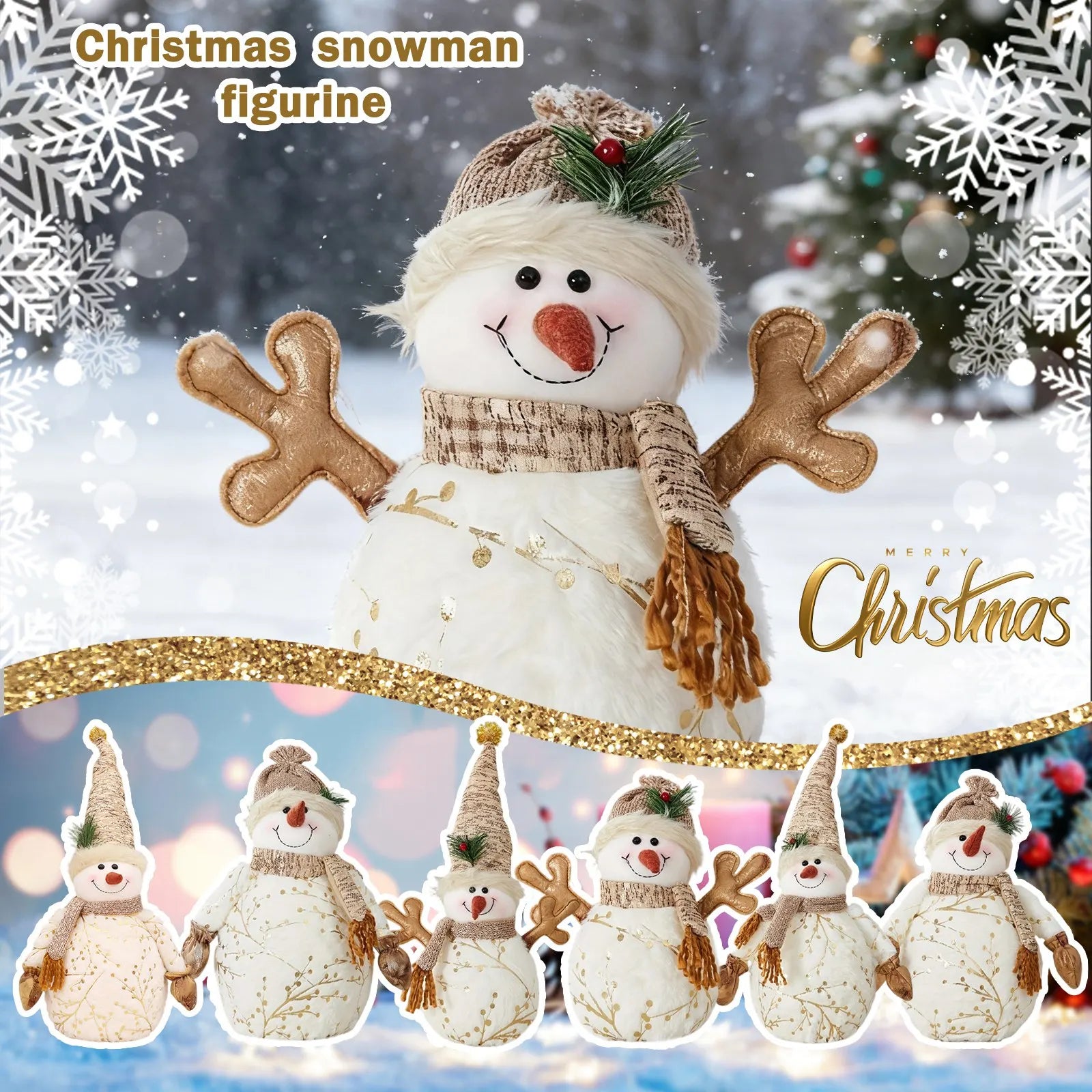 Vintage Santa Claus Doll – Christmas Ornament, Cartoon Holiday Figurine, Festive Christmas Decor for Home, Navidad Decoration, Holiday Table & Shelf Accent