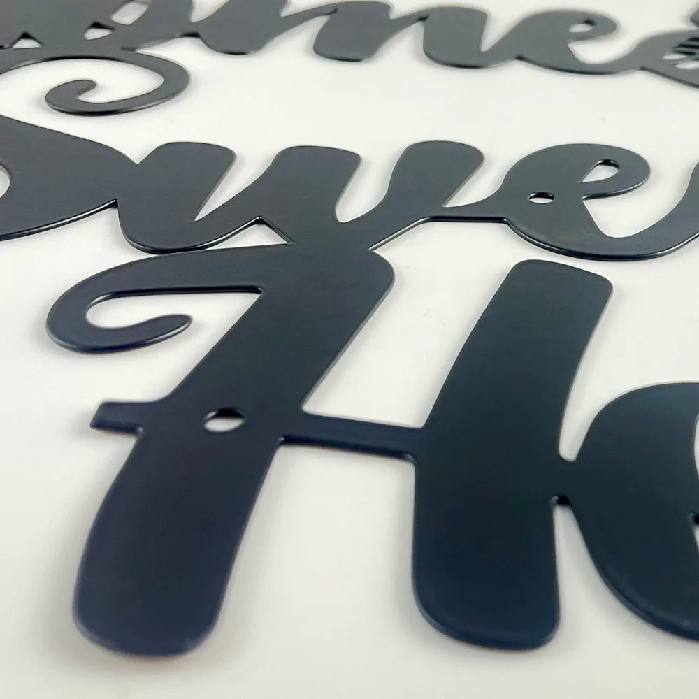 Home Sweet Home Signs Metal Wall Art to Hang Decorative Ornaments Room Decoration Rustic Decor