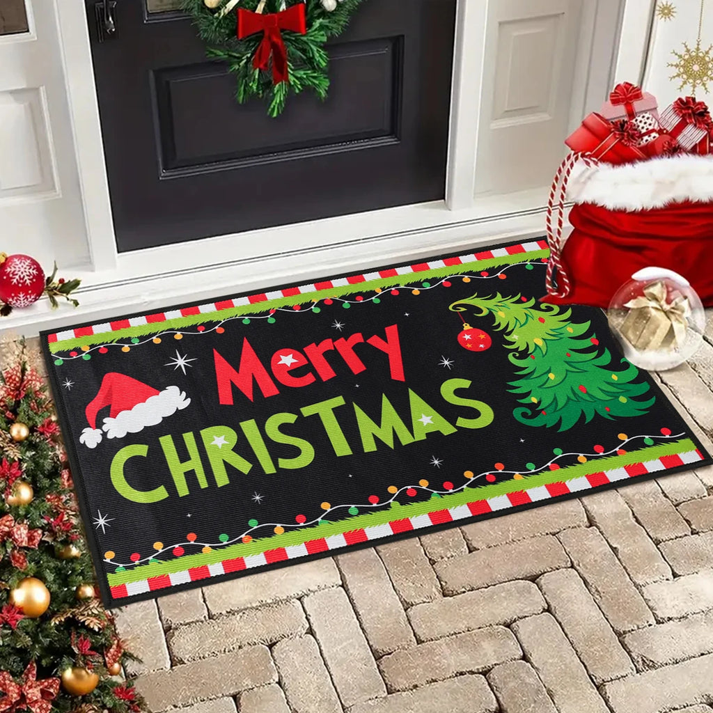 Christmas Welcome Doormat – Outdoor Holiday Carpet for Home, Xmas & New Year 2026